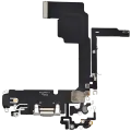 Charging Port Flex Cable For iPhone 15 Pro (Aftermarket Plus) (White Titanium)