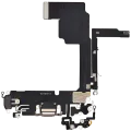 Charging Port Flex Cable For iPhone 15 Pro (Aftermarket Plus) (Natural Titanium)