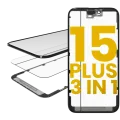 OCA Master 3-in-1 (скло з OCA встановленим + рамка) для iPhone 15 Plus