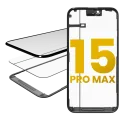 OCA Master 3-in-1 (скло з OCA встановленим + рамка) для iPhone 15 Pro Max