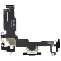 Charging Port Flex Cable For iPhone 15 (Premium) (Black)