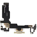Charging Port Flex Cable For iPhone 15 (Premium) (Yellow)