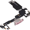 Charging Port Flex Cable For iPhone 15 (Premium) (Pink)