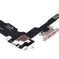 Charging Port Flex Cable For iPhone 15 (Premium) (Pink)