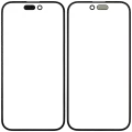 OCA Master скло екрана 2 в 1 (з нанесеним OCA) для iPhone 15 (2 шт)