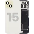 Back Glass w/ MagSafe Magnet & NFC & Flashlight Flex For iPhone 15 (Used OEM Pull: Grade A) (Yellow)