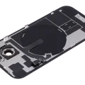 Заднє скло з магнітом MagSafe, NFC і шлейфом спалаху для iPhone 15 (Used OEM Pull: Grade A) (рожевий)