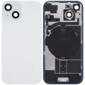 Back Glass w/ MagSafe Magnet & NFC & Flashlight Flex For iPhone 15 (Used OEM Pull: Grade A) (Blue)