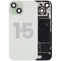 Заднє скло з магнітом MagSafe, NFC і шлейфом спалаху для iPhone 15 (Used OEM Pull: Grade A) (зелений)