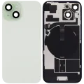 Заднє скло з магнітом MagSafe, NFC і шлейфом спалаху для iPhone 15 (Used OEM Pull: Grade A) (зелений)