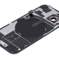 Заднє скло з магнітом MagSafe, NFC і шлейфом спалаху для iPhone 15 (Used OEM Pull: Grade A) (зелений)