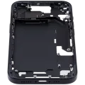 Mid-Frame Housing W/ Small Parts For iPhone 15 (US Version) (Used OEM Pull: Grade A) (Black)