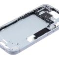 Mid-Frame Housing W/ Small Parts For iPhone 15 (US Version) (Used OEM Pull: Grade A) (Blue)