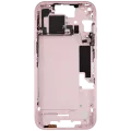 Mid-Frame Housing W/ Small Parts For iPhone 15 (US Version) (Used OEM Pull: Grade A) (Pink)