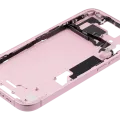 Mid-Frame Housing W/ Small Parts For iPhone 15 (US Version) (Used OEM Pull: Grade A) (Pink)