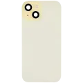 Back Glass w/ MagSafe Magnet & NFC & Flashlight Flex For iPhone 15 (No Logo) (Aftermarket) (Yellow)