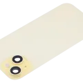 Back Glass w/ MagSafe Magnet & NFC & Flashlight Flex For iPhone 15 (No Logo) (Aftermarket) (Yellow)