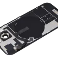 Back Glass w/ MagSafe Magnet & NFC & Flashlight Flex For iPhone 15 (No Logo) (Aftermarket) (Yellow)