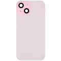 Back Glass w/ MagSafe Magnet & NFC & Flashlight Flex For iPhone 15 (No Logo) (Aftermarket) (Pink)