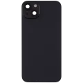 Back Glass w/ MagSafe Magnet & NFC & Flashlight Flex For iPhone 15 Plus (No Logo) (Aftermarket) (Black)