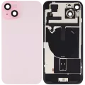 Back Glass w/ MagSafe Magnet & NFC & Flashlight Flex For iPhone 15 Plus (No Logo) (Aftermarket) (Pink)