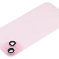 Back Glass w/ MagSafe Magnet & NFC & Flashlight Flex For iPhone 15 Plus (No Logo) (Aftermarket) (Pink)
