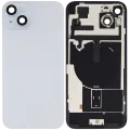 Back Glass w/ MagSafe Magnet & NFC & Flashlight Flex For iPhone 15 Plus (No Logo) (Aftermarket) (Blue)