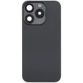 Back Glass w/ MagSafe Magnet & NFC & Flashlight Flex For iPhone 15 Pro (No Logo) (Aftermarket) (Black Titanium)