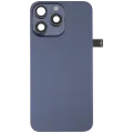 Back Glass w/ MagSafe Magnet & NFC & Flashlight Flex For iPhone 15 Pro Max (No Logo) (Aftermarket) (Blue Titanium)