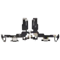 Charging Port Flex Cable For iPhone 15 (Aftermarket Plus) (Black)