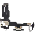 Charging Port Flex Cable For iPhone 15 (Aftermarket Plus) (Black)