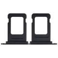Single Sim Card Tray For iPhone 15 / 15 Plus (Black)