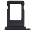 Single Sim Card Tray For iPhone 15 / 15 Plus (Black)