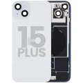 Back Glass w/ MagSafe Magnet & NFC & Flashlight Flex For iPhone 15 Plus (Used OEM Pull: Grade A) (Blue)