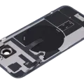 Back Glass w/ MagSafe Magnet & NFC & Flashlight Flex For iPhone 15 Plus (Used OEM Pull: Grade A) (Blue)