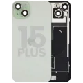 Back Glass w/ MagSafe Magnet & NFC & Flashlight Flex For iPhone 15 Plus (Used OEM Pull: Grade A) (Green)