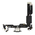 Charging Port Flex Cable For iPhone 15 Plus (Premium) (Black)
