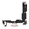 Charging Port Flex Cable For iPhone 15 Plus (Premium) (Pink)