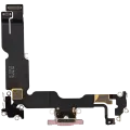 Charging Port Flex Cable For iPhone 15 Plus (Premium) (Pink)