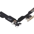 Charging Port Flex Cable For iPhone 15 Plus (Premium) (Yellow)