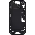 Mid-Frame Housing W/ Small Parts For iPhone 15 Plus (US Version) (Used OEM Pull: Grade A) (Black)