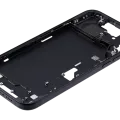 Mid-Frame Housing W/ Small Parts For iPhone 15 Plus (US Version) (Used OEM Pull: Grade A) (Black)