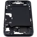 Mid-Frame Housing W/ Small Parts For iPhone 15 Plus (US Version) (Used OEM Pull: Grade A) (Black)