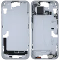 Mid-Frame Housing W/ Small Parts For iPhone 15 Plus (US Version) (Used OEM Pull: Grade A) (Blue)
