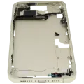 Mid-Frame Housing W/ Small Parts For iPhone 15 Plus (US Version) (Used OEM Pull: Grade A) (Yellow)