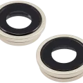 Back Camera Lens With Bracket & Bezel For iPhone 15 / 15 Plus (2 Piece Set) (Premium) (Yellow)