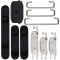 Hard Buttons (Power / Volume / Switch) For iPhone 15 / 15 Plus (Black)