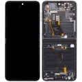 Inner OLED Assembly With Frame For Samsung Galaxy Z Flip 5 5G (US & International) (Refurbished) (Graphite)