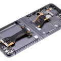 Inner OLED Assembly With Frame For Samsung Galaxy Z Flip 5 5G (US & International) (Refurbished) (Graphite)