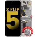 Inner OLED Assembly With Frame For Samsung Galaxy Z Flip 5 5G (US & International) (Refurbished) (Cream)